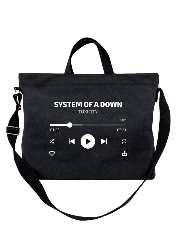 Сумка System Of A Down Toxicity — Чёрная, фото 1