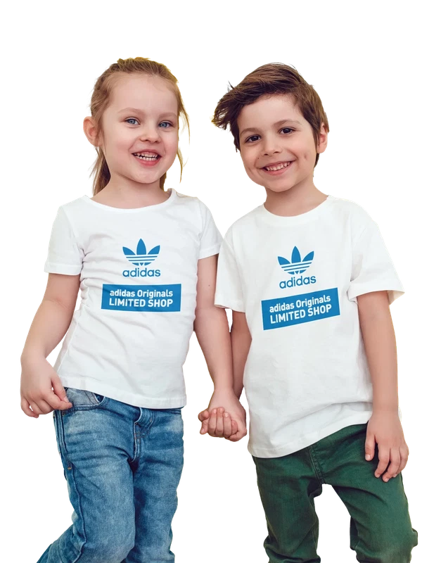 Футболка Adidas — Белая, фото 1