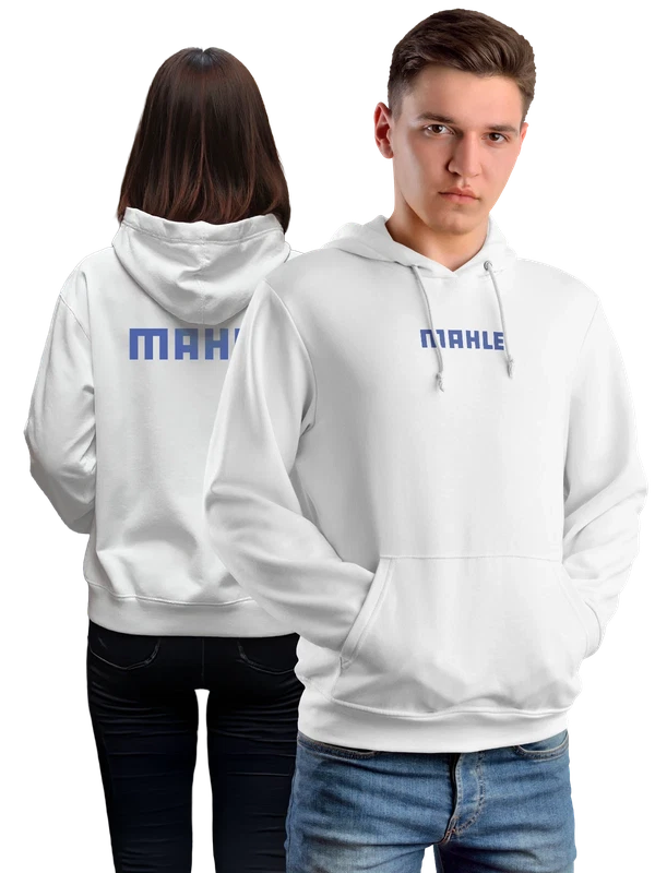 Худи Mahle — Белая, фото 1