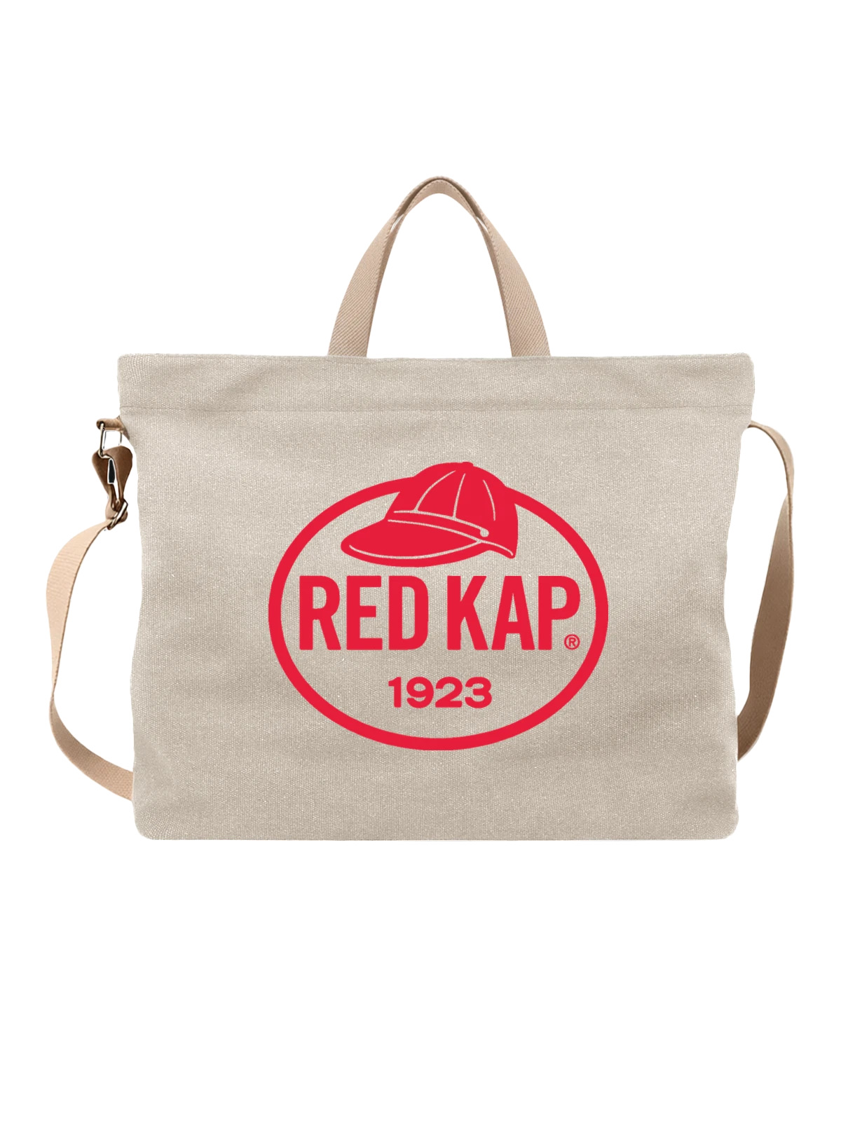 Сумка Red Kap белая с принтом — одноцветный принт — Белая, фото 1