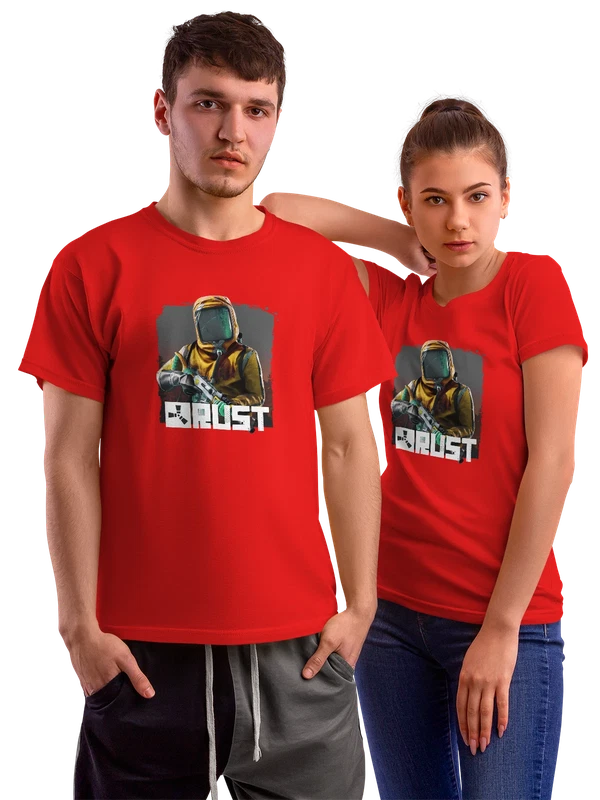 Футболка игра Раст Rust — Красная, фото 1
