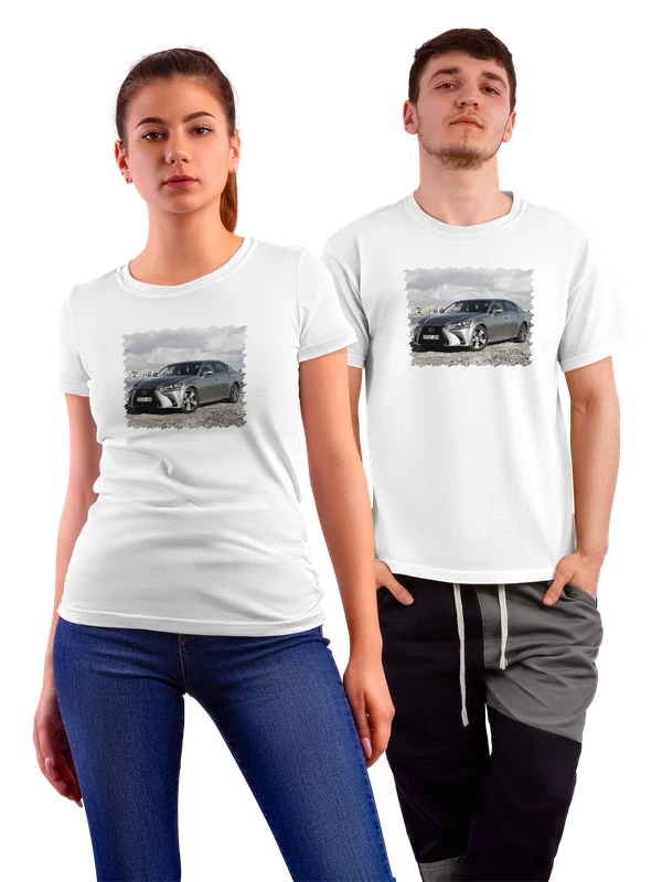 Футболка машина Lexus Sedan — Белая, фото 1