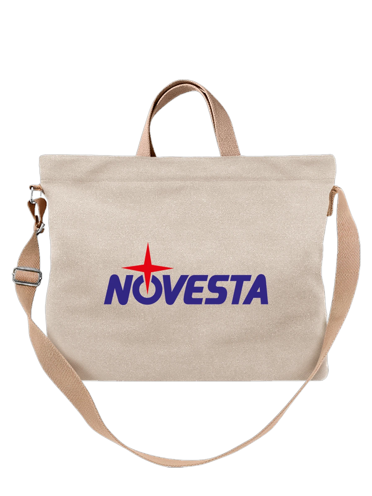 Сумка Novesta белая с принтом — слова Fabric Design — Белая, фото 1