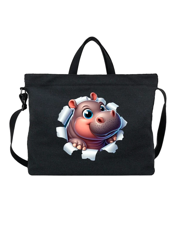 Сумка бегемот — Чёрная, фото 1