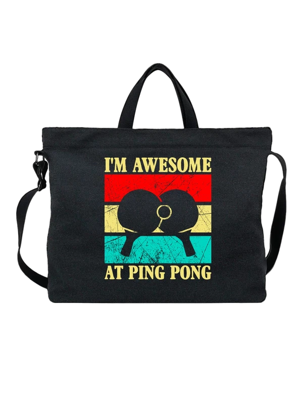Сумка настольный теннис ping pong — Чёрная, фото 1