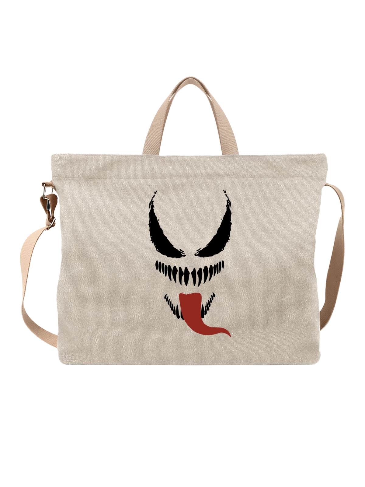 Сумка Веном Venom белая с принтом — герой фильма — Белая, фото 1