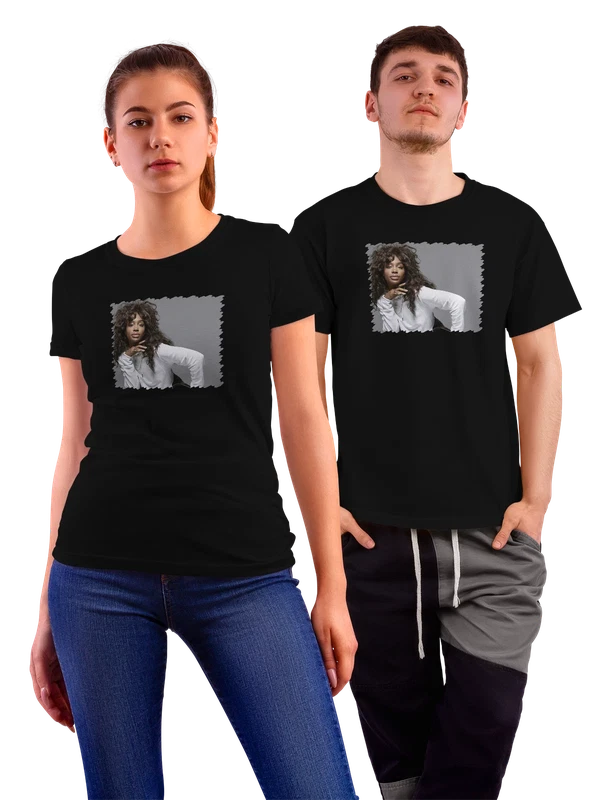 Футболка Музыка SZA Portrait — Чёрная, фото 1