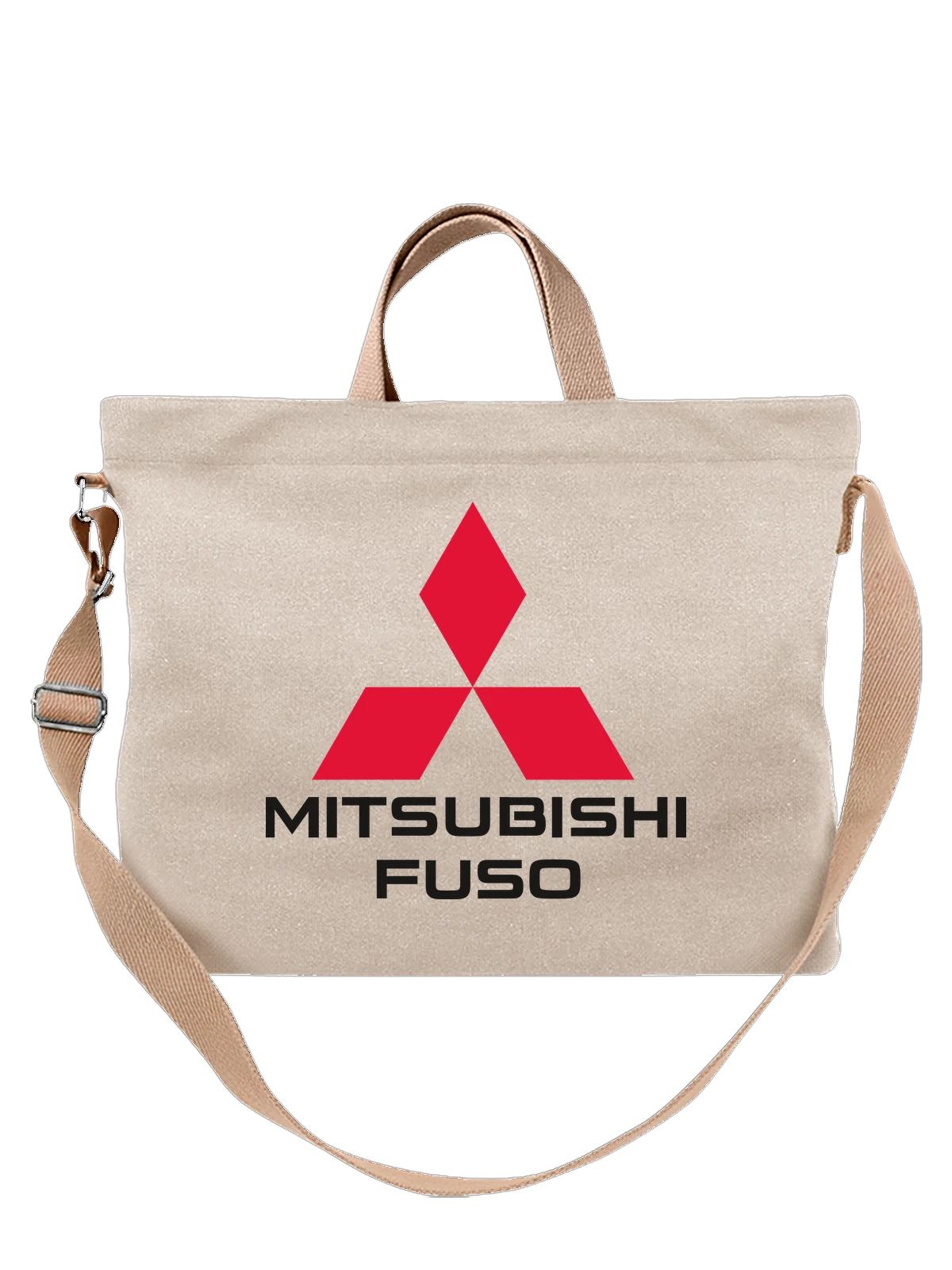 Сумка Mitsubishi белая с принтом — коммерческий транспорт — Белая, фото 1