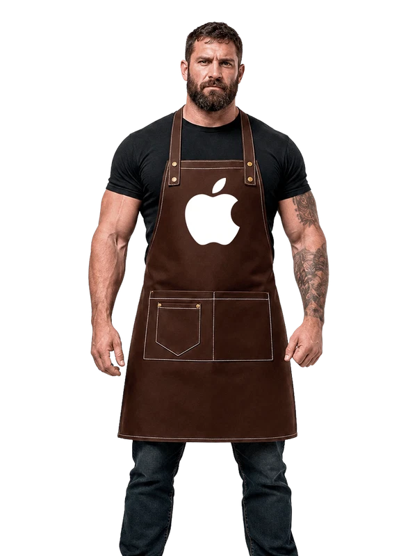 Фартук Apple — Чёрная, фото 1
