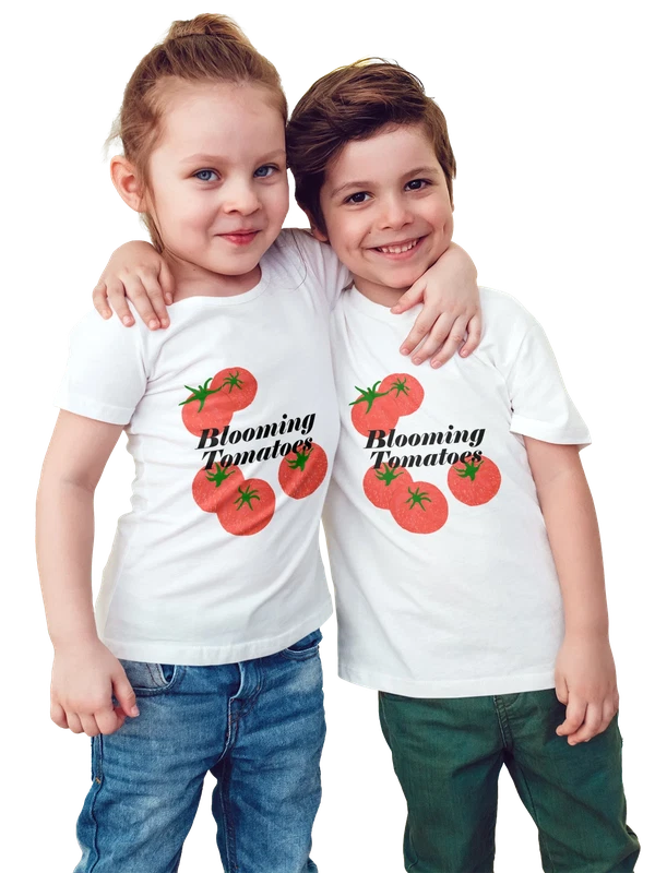 Футболка томаты blooming tomatoes — Белая, фото 1