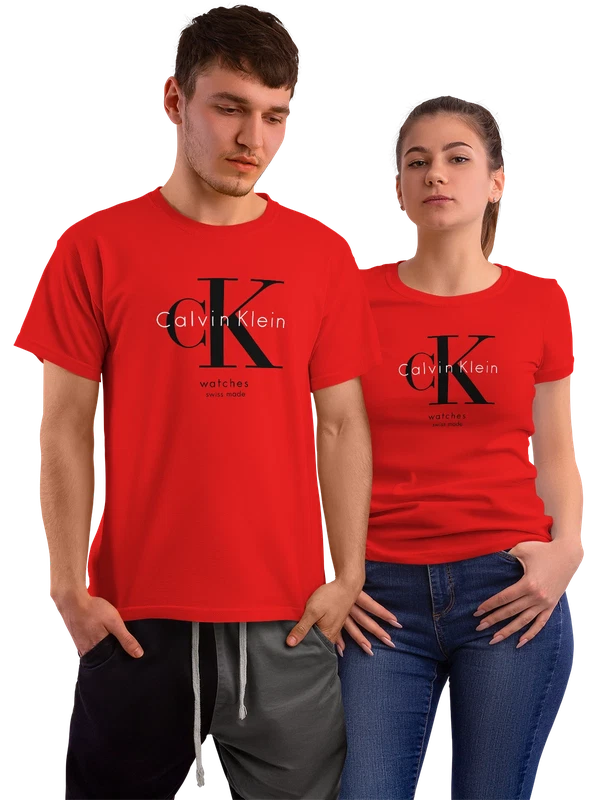 Футболка Calvin Klein — Красная, фото 1