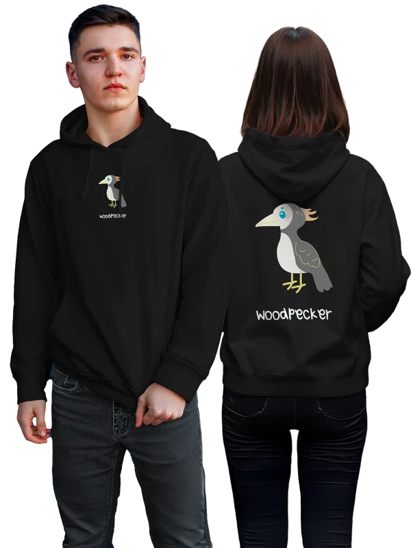 Худи дятел woodpecker — Чёрная, фото 1
