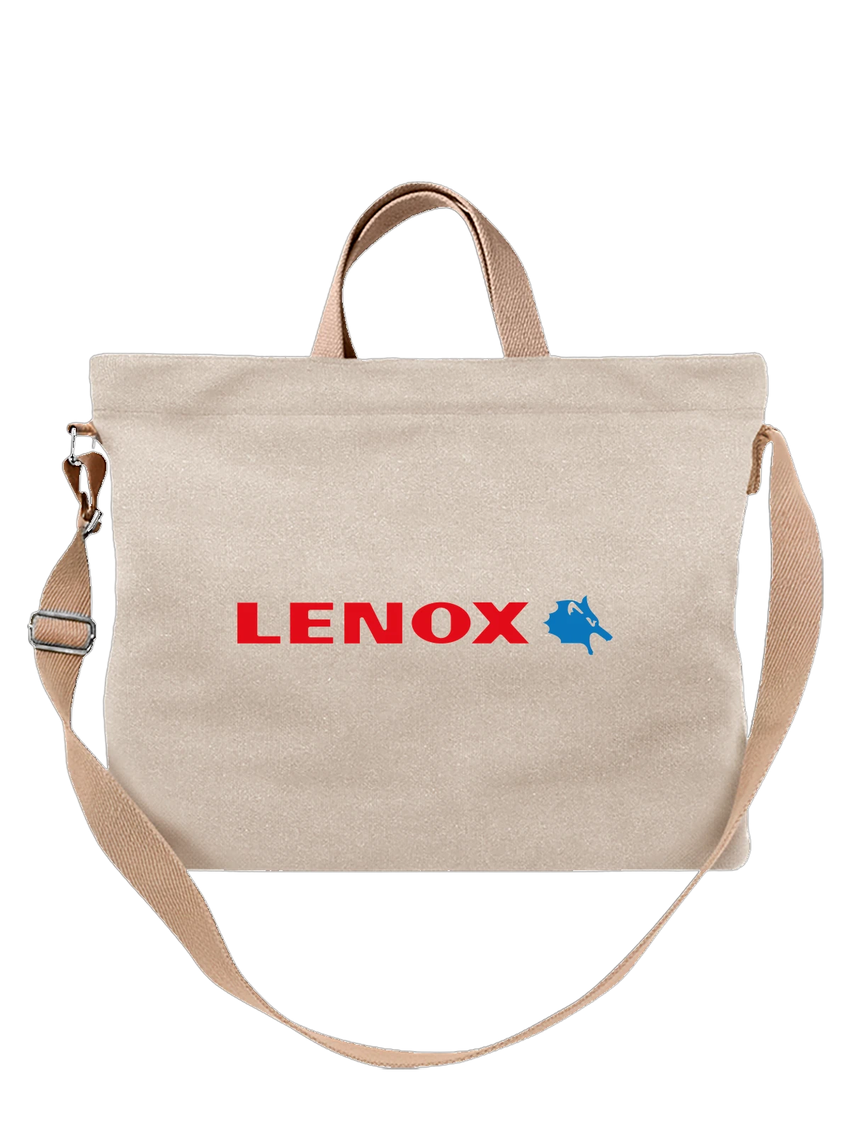 Сумка Lenox белая с принтом — сверление металла — Белая, фото 1
