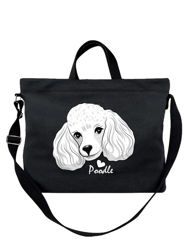 Сумка с пуделем poodle — Чёрная, фото 1