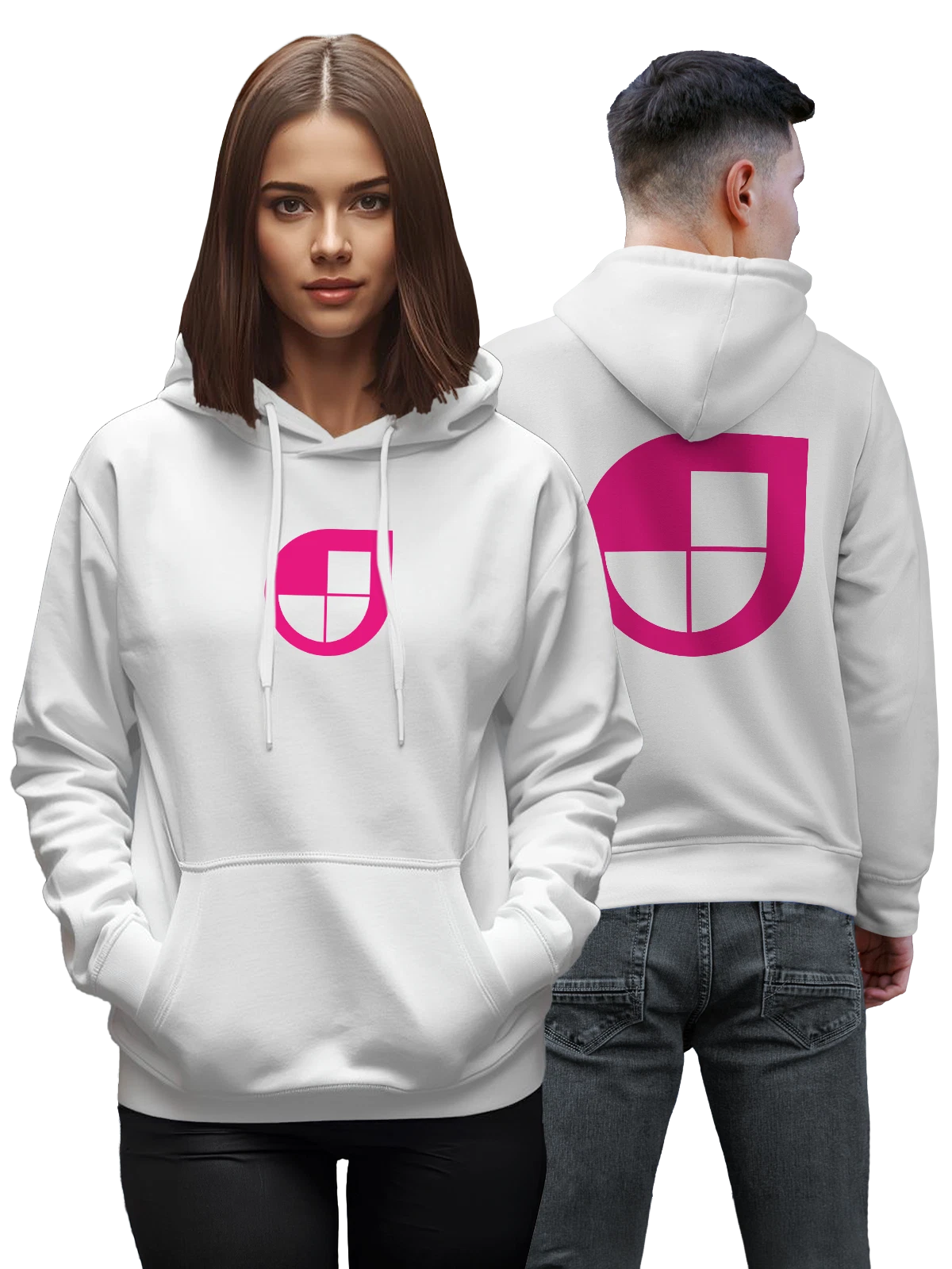 Худи Jamstack белое с принтом — быстрые статические страницы — Белая, фото 1