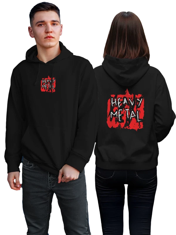 Худи Heavy metal Хэви Метал — Чёрная, фото 1