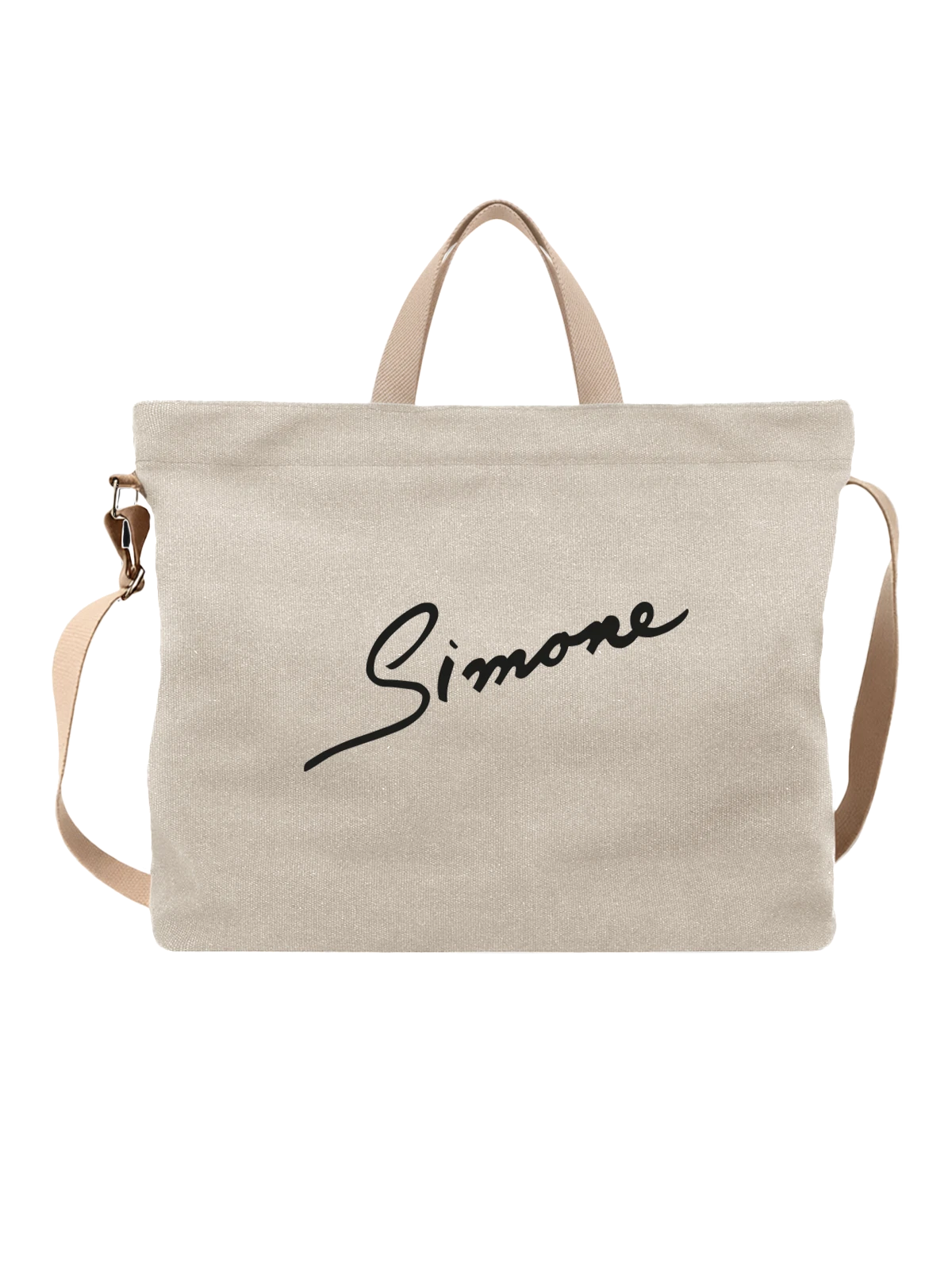 Сумка Simone белая с принтом — парижская мода — Белая, фото 1