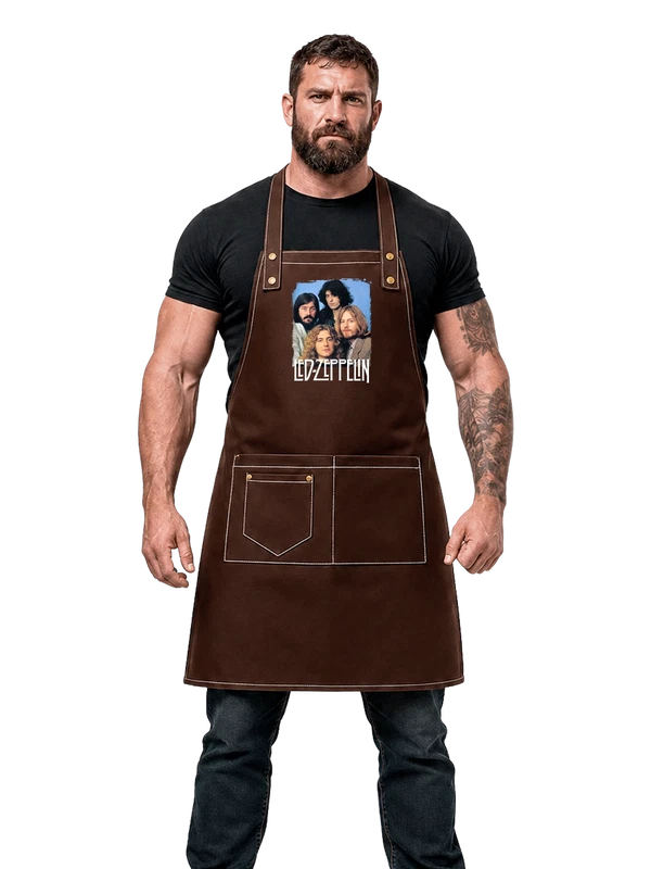 Фартук группа Led Zeppelin Лед Зеппелин — Чёрная, фото 1