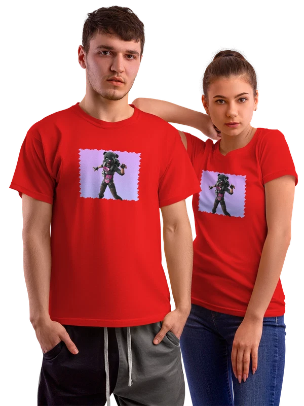 Футболка Игра Fortnite Snuggs — Красная, фото 1