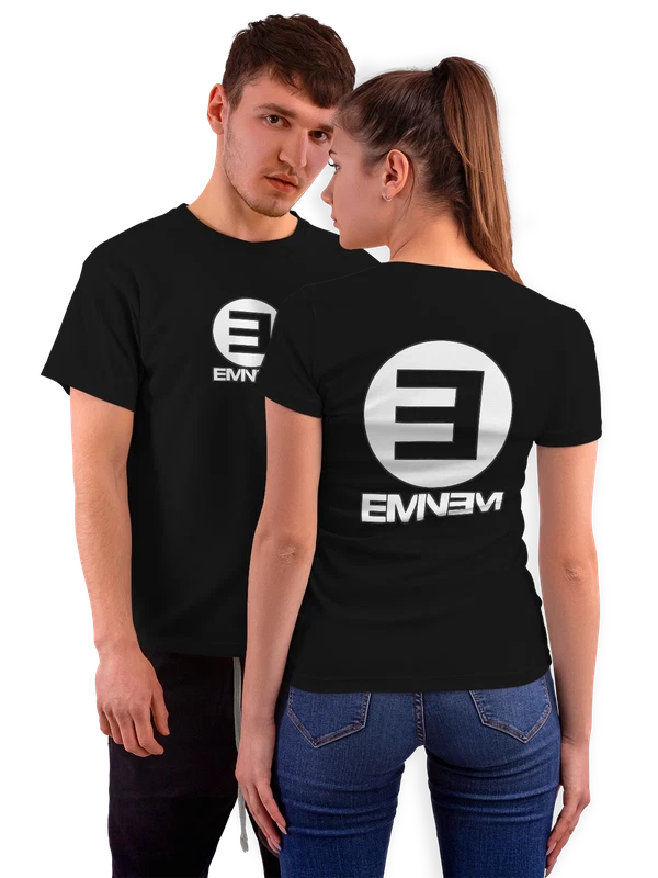 Футболка Eminem Эминем логотип — Чёрная, фото 1