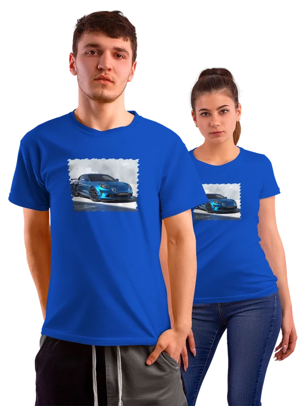 Футболка Alpine A110 R новейший спортивный — Синяя, фото 1