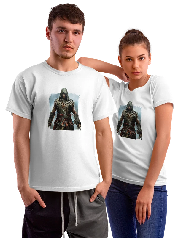 Футболка Assassins — Белая, фото 1