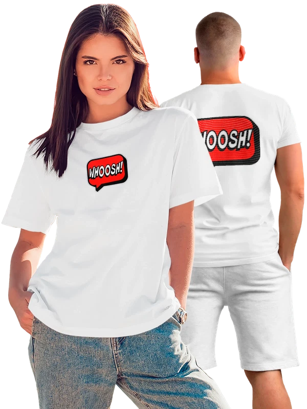 Футболка whoosh — Белая, фото 1