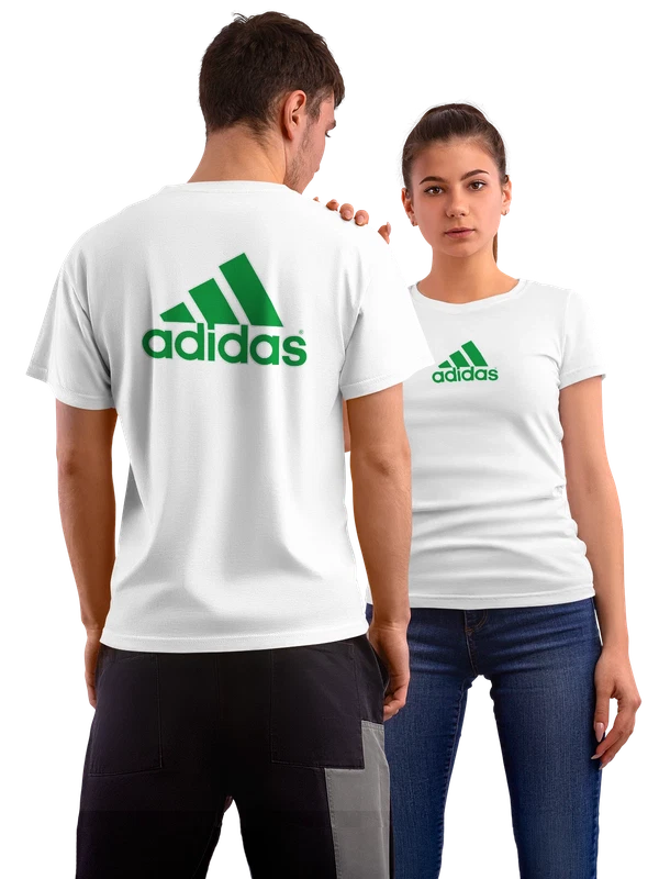 Футболка Adidas — Белая, фото 1