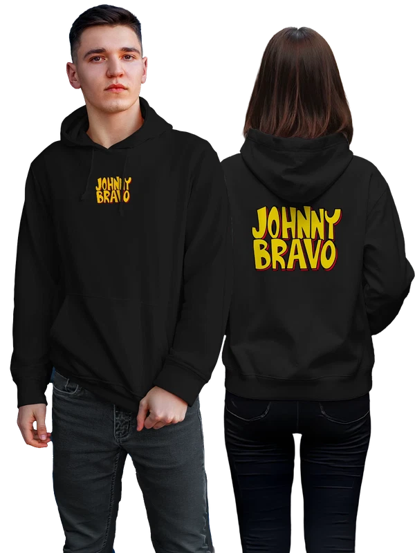 Надпись Johnny Bravo Джонни Браво — Чёрная, фото 1
