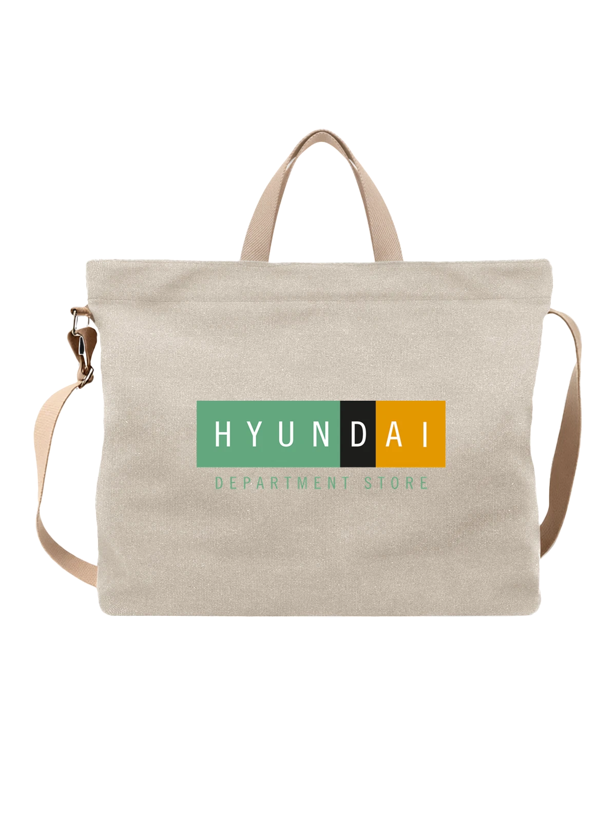 Сумка Hyundai белая с принтом — торговый центр — Белая, фото 1
