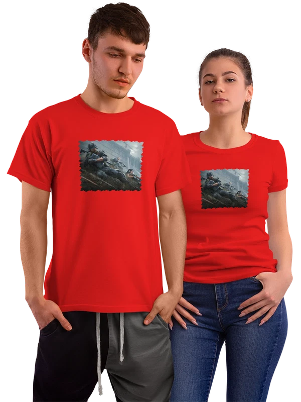 Футболка Игра Delta Force Game Art — Красная, фото 1