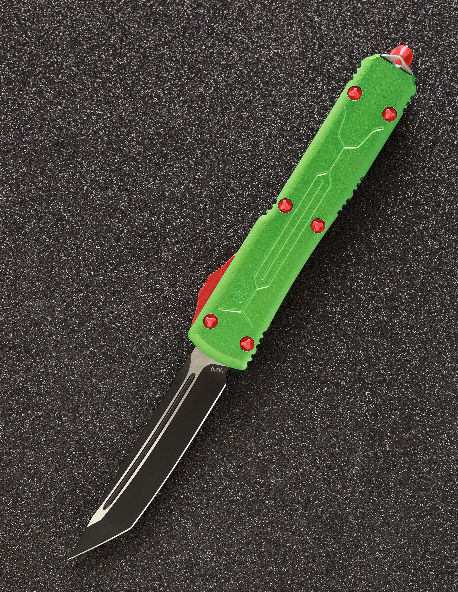 Автоматический складной нож Ultratech Bounty Hunter T/E VG10 123-10BHT (светло-зеленый)