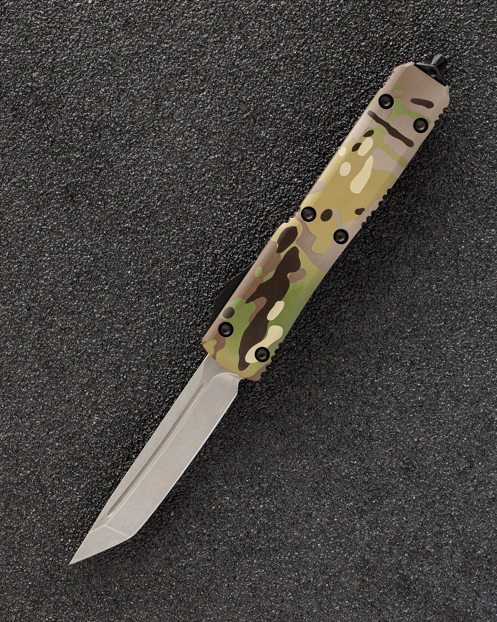 Автоматический складной нож SteelBro Ultratech T/E Tanto Basic CAMO VG-10 123-10BSKCS (базовый-камуфляж)