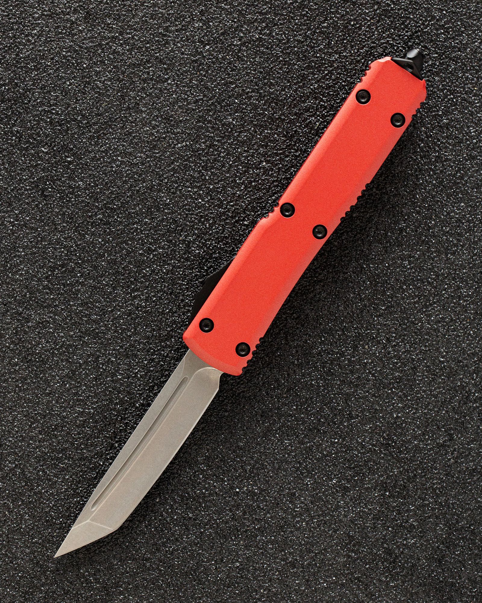 Автоматический складной нож SteelBro Ultratech T/E Tanto Cerakote Habanero Red VG-10 123-10HBRDCS (красный-металик)