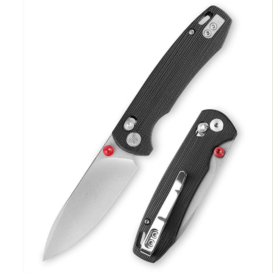 Складной туристический нож TRIVISA Dragonfly-B клинок 14C28N рукоять G10 (черный)