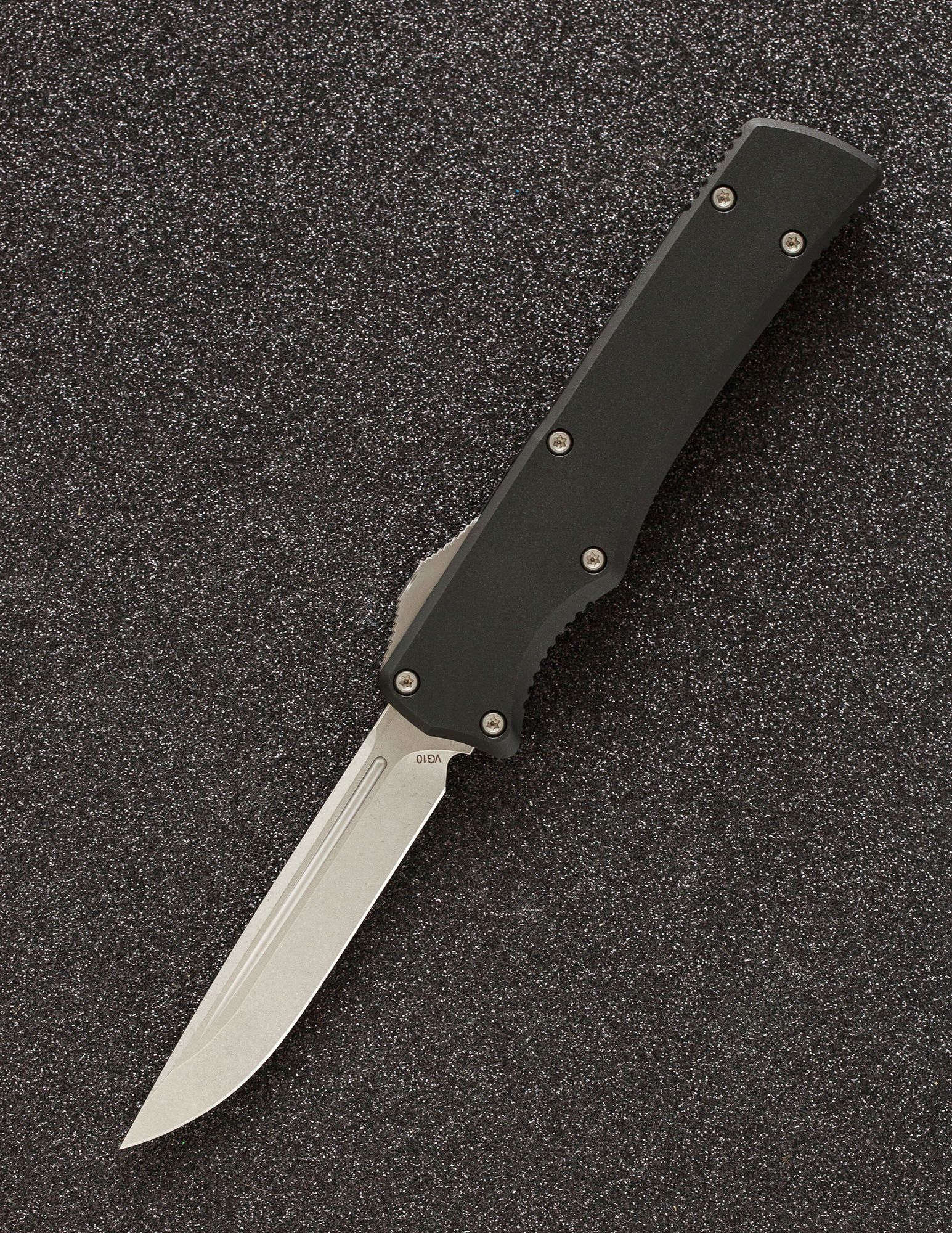 Автоматический складной нож SteelBro Skadi Droppoint Stonewash VG-10